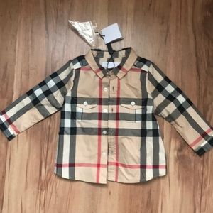 Baby boys Burberry top